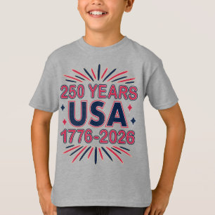 Camiseta 250 años EE.UU.   1776-2026 Semiquincentenario