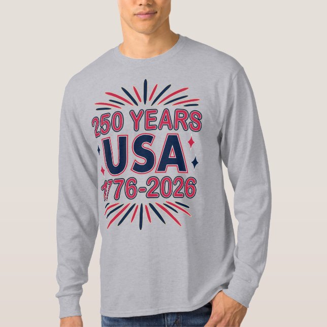 Camiseta 250 años EE.UU. | 1776-2026 Semiquincentenario (Anverso)