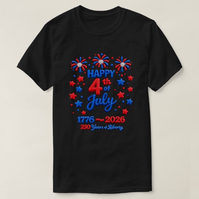 Camiseta 250 años EE. UU. -18b (Diseño del anverso)