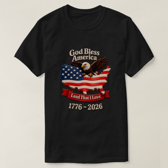Camiseta 250 años EE. UU. -19 (Diseño del anverso)