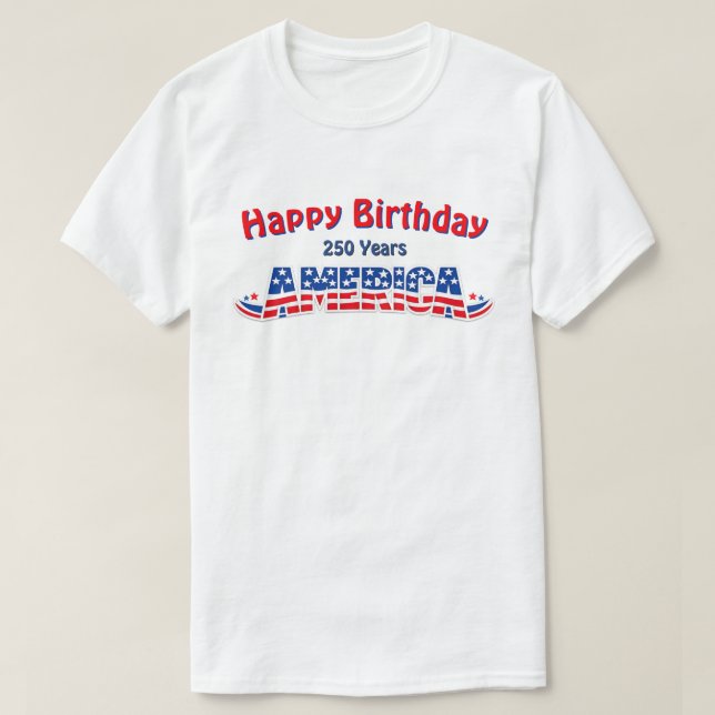 Camiseta 250 años EE. UU. -32a (Diseño del anverso)