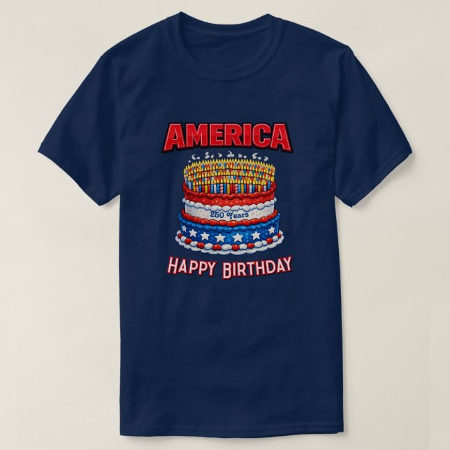 Camiseta 250 Años EE. UU. -32d (Diseño del anverso)