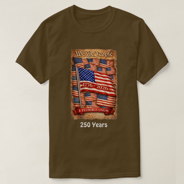 Camiseta 250 años EE. UU. -4 (Diseño del anverso)