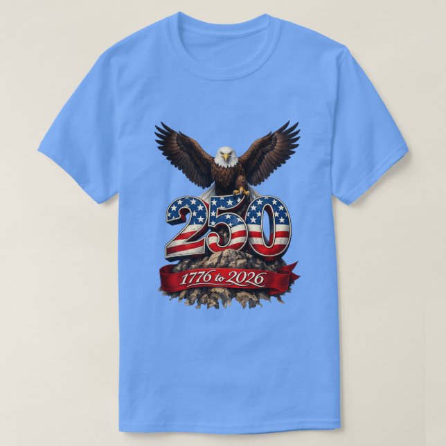 Camiseta 250 años EE. UU. -5 T (Diseño del anverso)