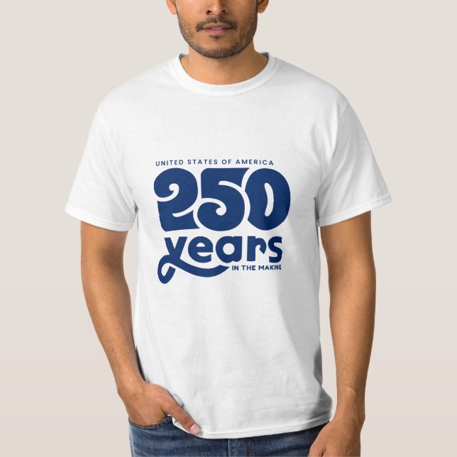 Camiseta 250 años en la creación (Anverso)