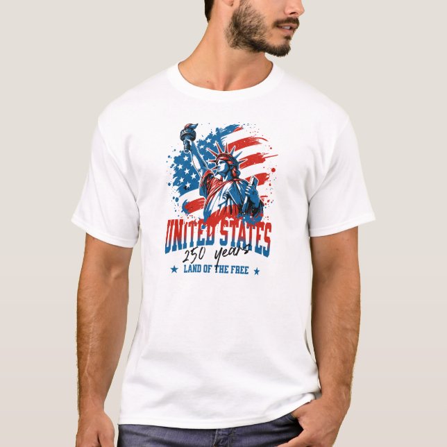 Camiseta 250 años Estados Unidos (Anverso)