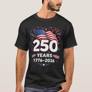 Camiseta 250 Años Fuegos Artificiales Patrióticos de Indepe