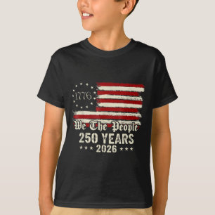 Camiseta 250 cumpleaños de América 250 años El pueblo julio