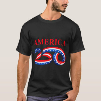Camiseta 250 cumpleaños del día de la independencia de los 