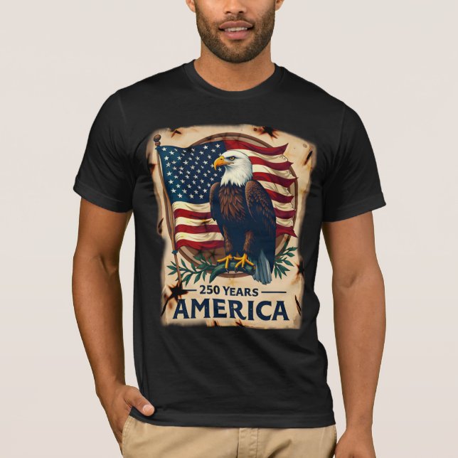 Camiseta 250 Years America Patriotic Anniversary Edition (Anverso)