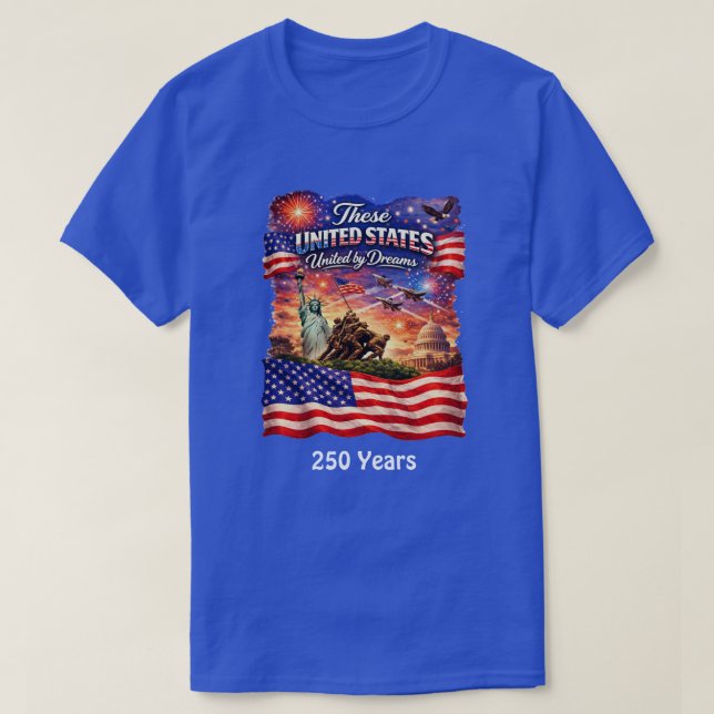 Camiseta 250 Years USA -2 (Diseño del anverso)