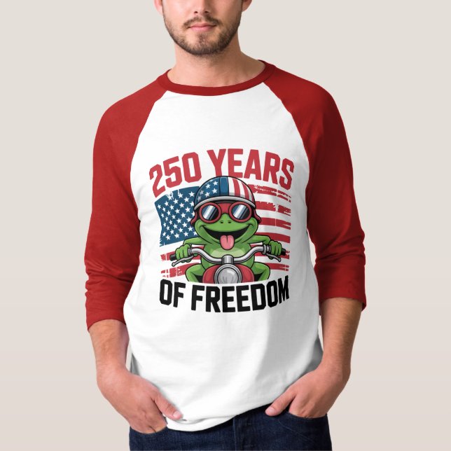 Camiseta 250th American Independence 1776–2026 Patriotic US (Anverso)