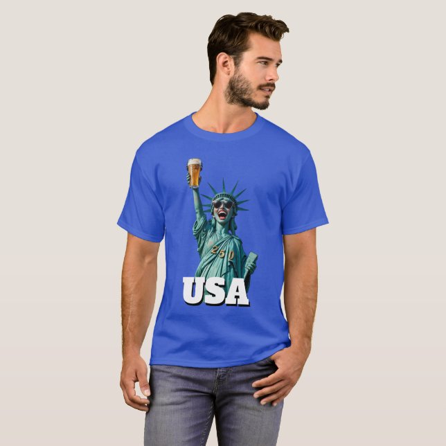 Camiseta 250th America's 4th of July Independence Day  (Anverso completo)