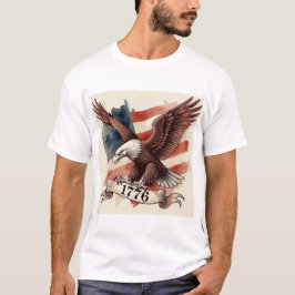 Camiseta 250th Anniversary American Eagle 1776 Patriotic
