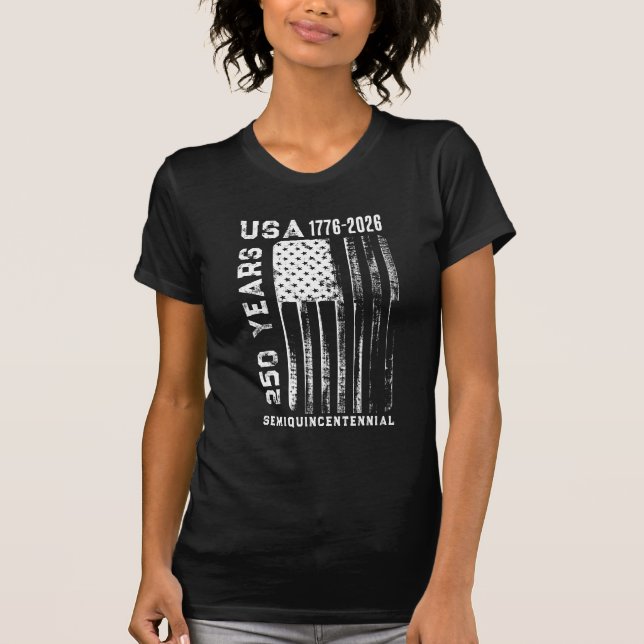 Camiseta 250Th Anniversary USA 4Th Of July  (Anverso)
