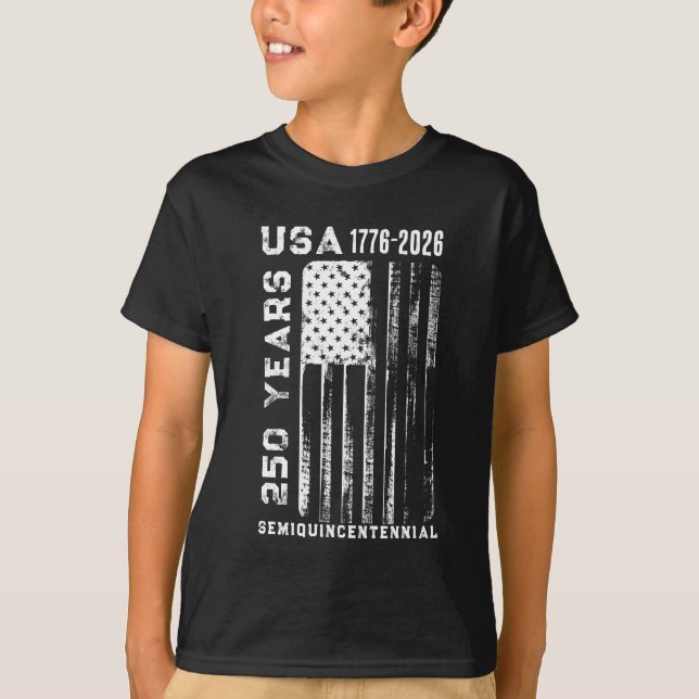 Camiseta 250Th Anniversary USA 4Th Of July T-Shirt (Anverso)