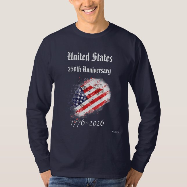 Camiseta 250th USA Anniversary T-Shirt (Anverso)