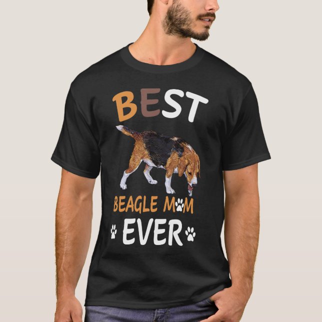 Camiseta 254 Mejor Madre Beagle (Anverso)