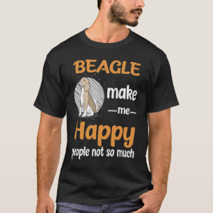 Camiseta 255 Beagle Make Me Happy