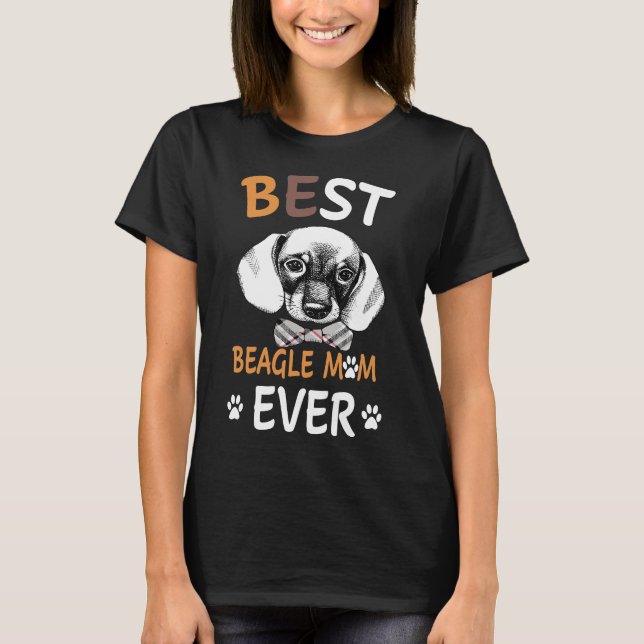 Camiseta 255 Mejor Madre Beagle (Anverso)