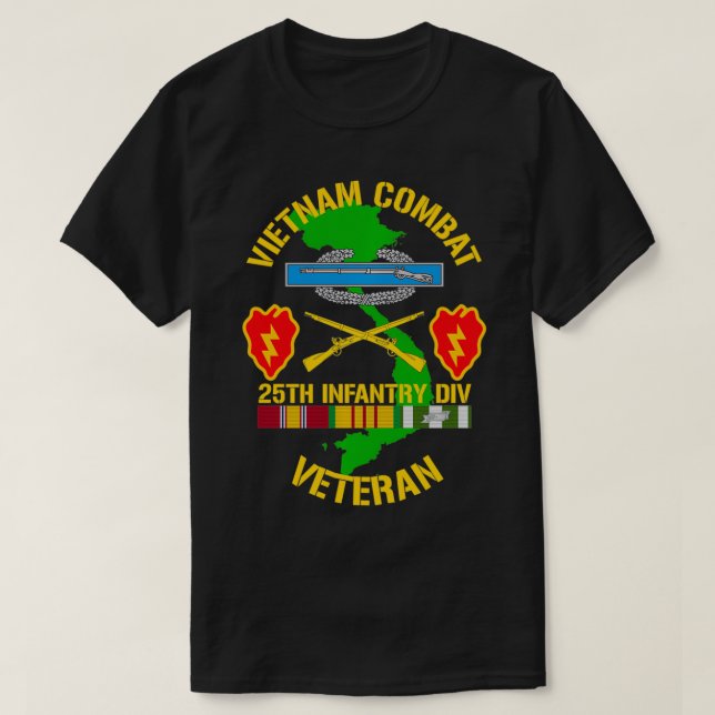 Camiseta 25.ª División de Infantería Veterano de Guerra de  (Diseño del anverso)