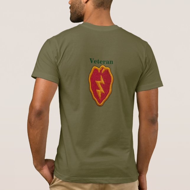 Camiseta 25.ª División de Infantería Veteranos Vets LRPS (Reverso)