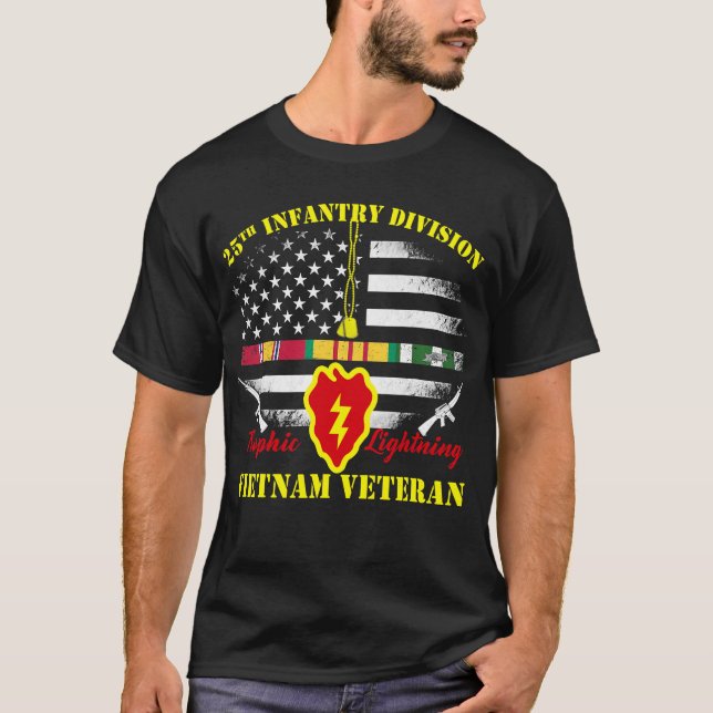 Camiseta 25.ª División de Infantería Vietnam Veteran Tee (Anverso)