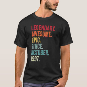 Camiseta 25.ª Épica legendaria desde octubre