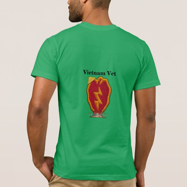 Camiseta 25.ª ID División de Infantería Veteranos Vets LRPS (Reverso)