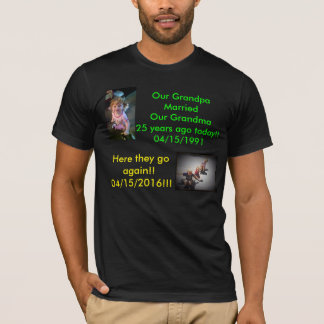 Camiseta 25.º Aniversario Boda