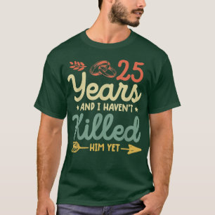 Camiseta 25.º aniversario boda parejas de tee 25