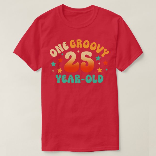 Camiseta 25.º cumpleaños (Diseño del anverso)