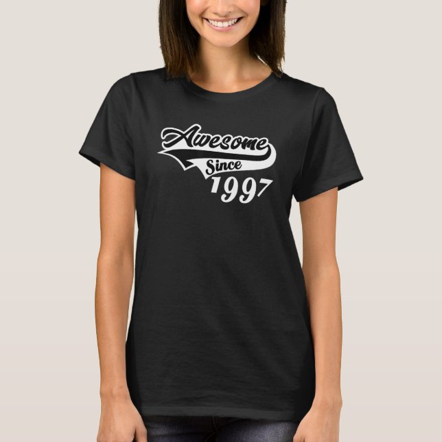 Camiseta 25.º Cumpleaños Increíble Desde La Edad De La Perf (Anverso)