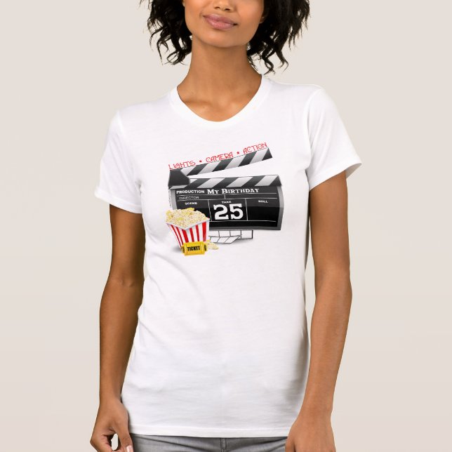 Camiseta 25.º Fiesta de cine de Hollywood (Anverso)