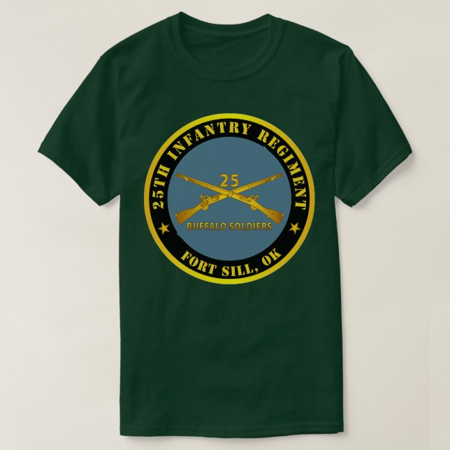 Camiseta 25.º Fuerte del Regimiento de Infantería OK Buffal (Diseño del anverso)