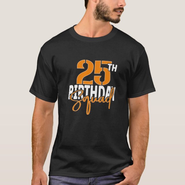 Camiseta 25.º Grupo De Concordancia Familiar De Cumpleaños (Anverso)