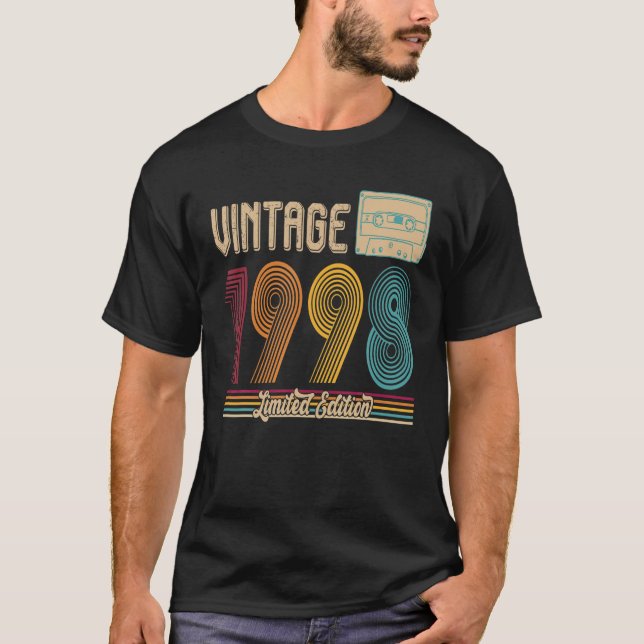 Camiseta 25.º Regalos De Cumpleaños Viñeta Edición Limitada (Anverso)