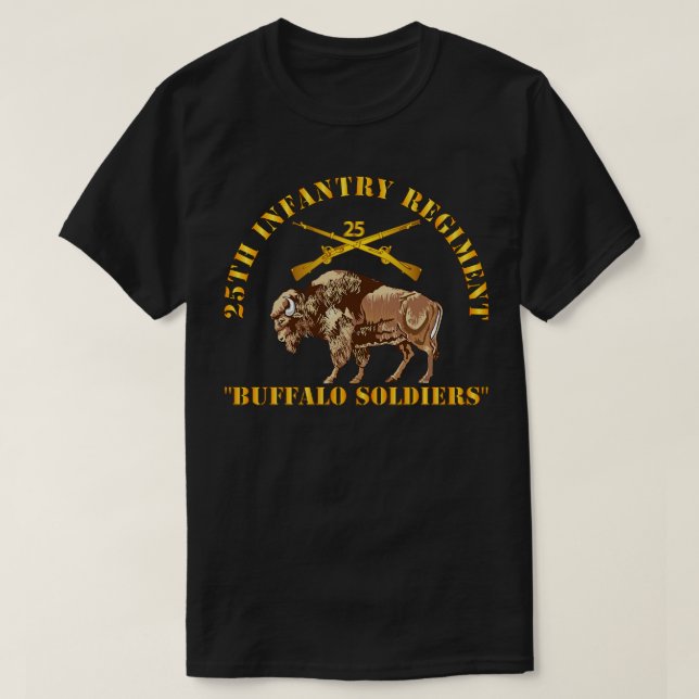 Camiseta 25.º Regimiento de Infantería Soldados de Búfalo c (Diseño del anverso)
