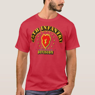 Camiseta 25.º relámpago tropical de la División de Infanter
