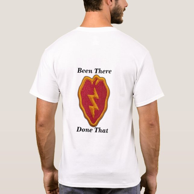 Camiseta 25.º veterano de la división de infantería vets LR (Reverso)