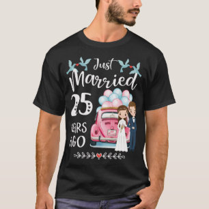 Camiseta 25° Aniversario - Acabo de Casarse 25 Años