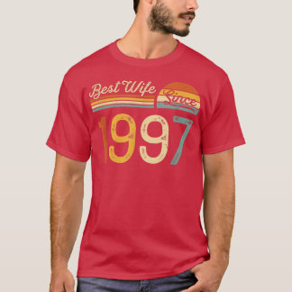 Camiseta 25° aniversario Boda de su mejor esposa desde ento