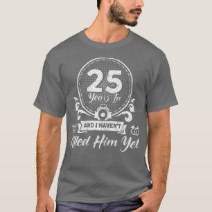 Camiseta 25 Aniversario de la Mujer Parejas Casadas 25