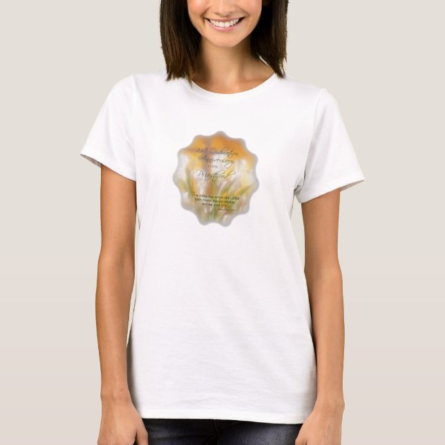 Camiseta 25° Aniversario de la Ordenación Sacerthood Lilies (Anverso)