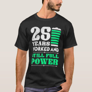 Camiseta 25 Aniversario De Servicio 25 Años De Colega De Tr