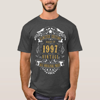 Camiseta 25 Años 25 Aniversario nacido en 1997 Hombres de e