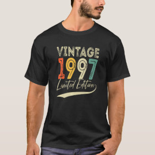 Camiseta 25 años 25 cumpleaños 1997 Vintage