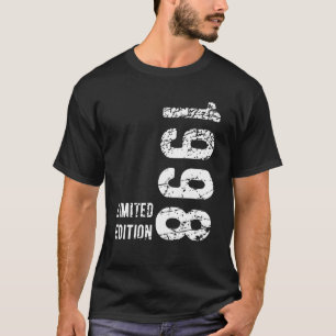 Camiseta 25 años de edad 1998 25º cumpleaños