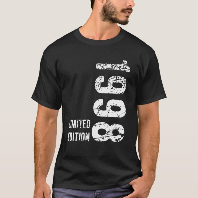 Camiseta 25 años de edad 1998 25º cumpleaños (Anverso)