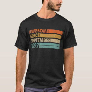 Camiseta 25 años de edad increíble desde septiembre de 1997